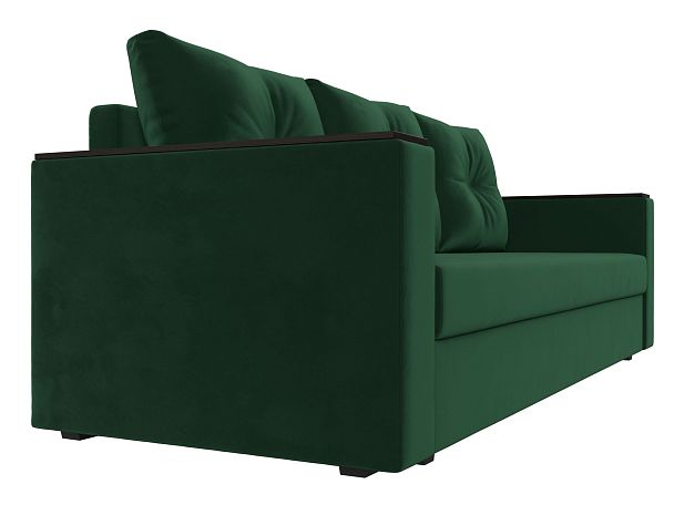 Диван прямой Атланта Лайт без стола (полностью велюр зеленый) - Вид 3