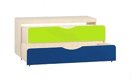 Кровать 2-х ярусная в тумбе КМД-04 - Фото предпросмотра