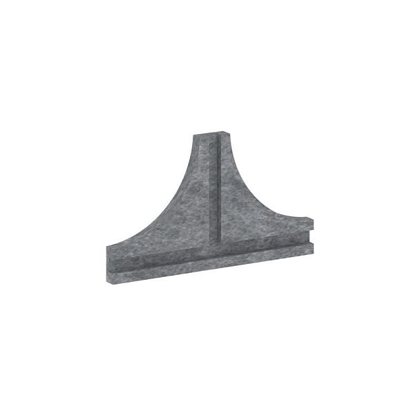 AcustiX Соединитель для войлочных экранов Т-образный VE.SVE-T Морская Галька 200*115*12 - Вид 1