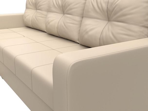 Диван угловой Ливерпуль Лайт левый угол Экокожа бежевый - Вид 4