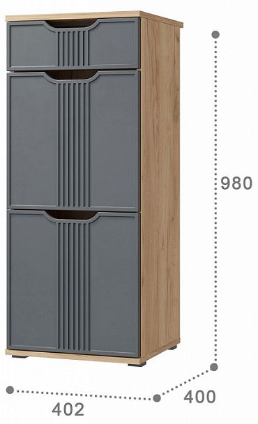 Тумба для обуви Эмилия ЭЛ-3 - Вид 3