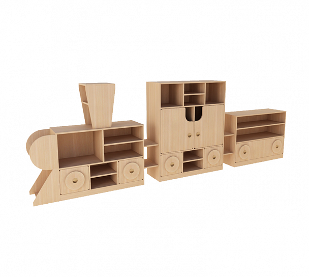 Стенка Паровозик - Вид 1