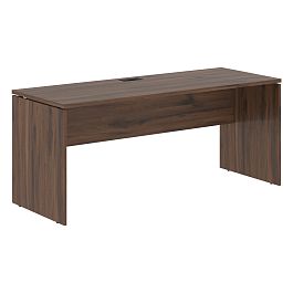 Стол прямой EDST 1767 Дуб Денвер тёмный/Черный 1760х670х750 EDIS - Фото предпросмотра