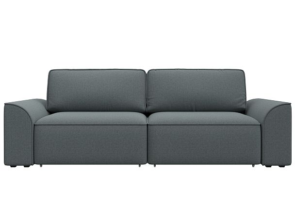 Диван прямой Лига-048 НПБ Рогожка серый - Вид 2