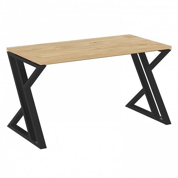 Стол рабочий "Loft" VR.L-SRZ-3.7 тиквуд светлый/черный - Вид 1