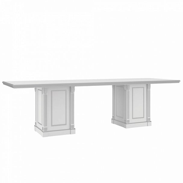 Стол для переговоров Vienna 280x90x78 белый - Вид 1