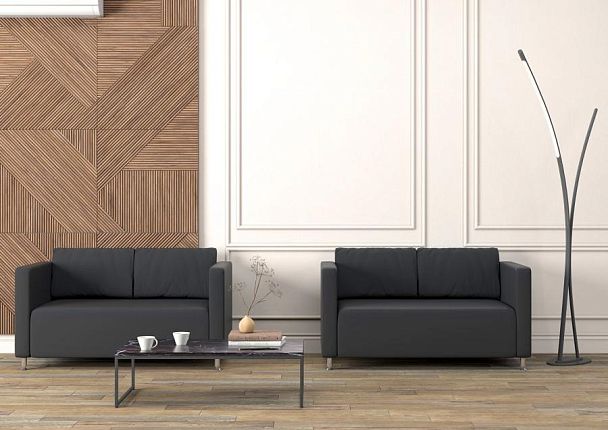 Кресло Робин Rb.002.01 экокожа черная CN1114 - Вид 3