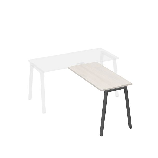 Брифинг-приставка опоры TRE A4 А4 Б3 072 БП дуб / металлокаркас антрацит - Вид 1