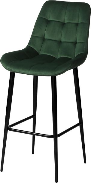 Комплект барных стульев Эйден, Confetti deep forest/черный, 4 шт. - Вид 1
