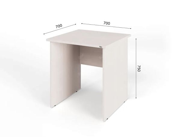 ЛАЙТ / LIGHT RLG002-7x7 Прямоугольный стол 70x70x75 Дуб Молочный - Вид 2