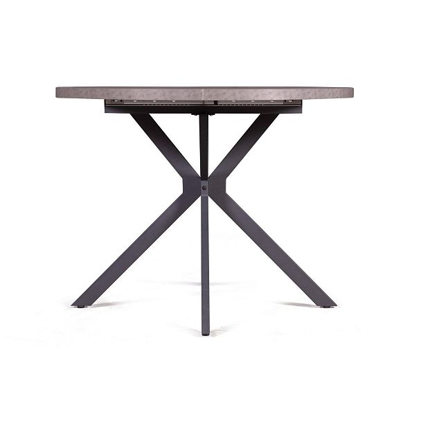 Стол круглый Vegas раздвижной (100+40) камень темный - Вид 4