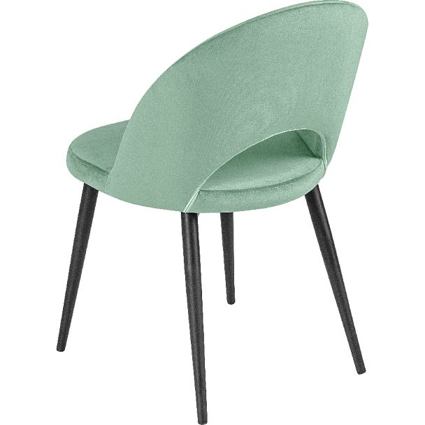 Комплект кухонных стульев Рэди мятный велюр/черный, 2 шт. - Вид 5