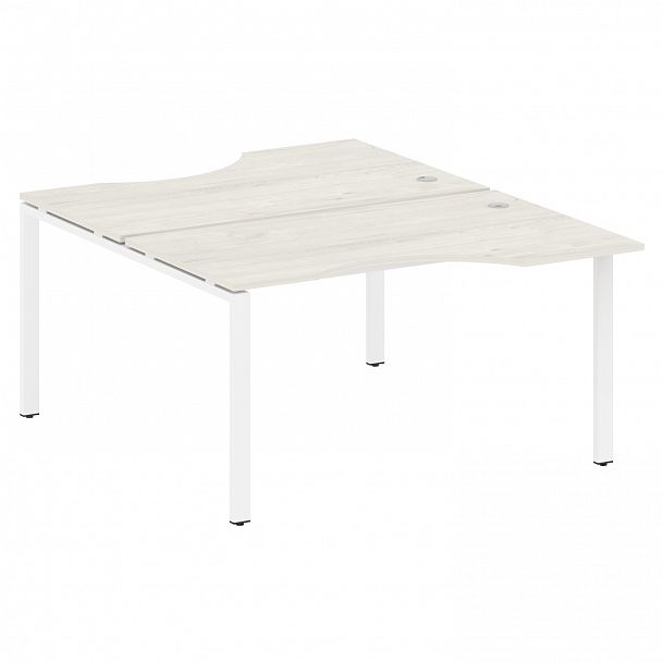 Рабочая станция "Metal System" БП.РАС-СА-2.2 дуб наварра/белый - Вид 1