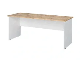 TANDEM RTD029-180-ME Стол прямоугольный ун-й 1800х700х750 Таксония медовая/Белый - Фото предпросмотра