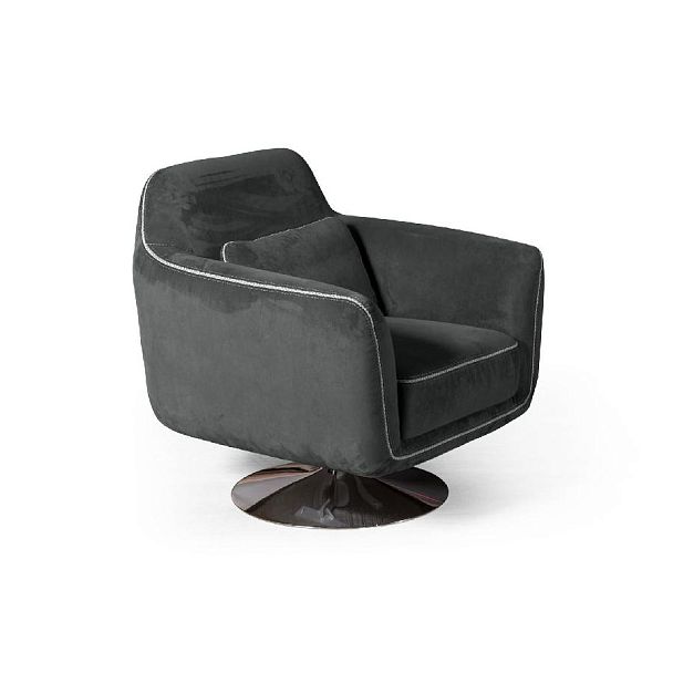 Кресло Marco, искусственная замша Breeze gray - Вид 2