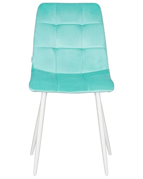 Стул обеденный DOBRIN CHILLY (Мятный Holland 50, основание белое) - Вид 6