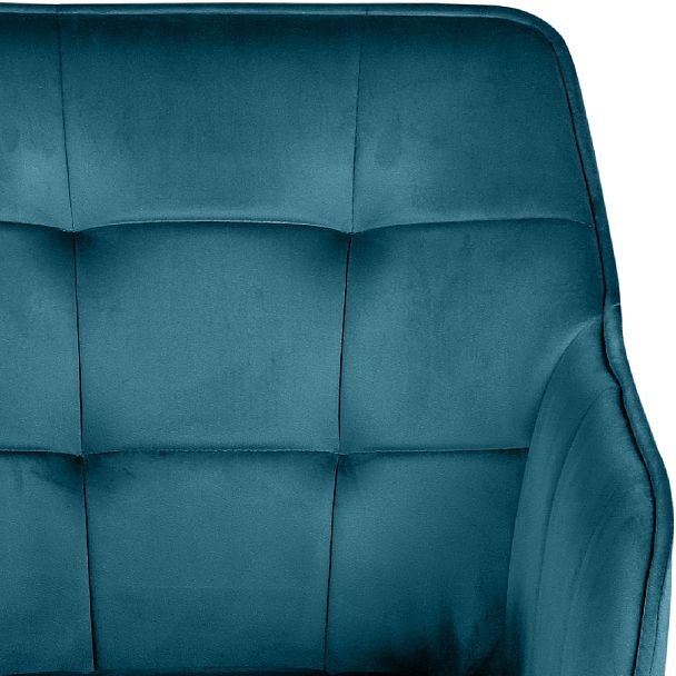 Барное поворотное кресло Мони К, Confetti izumrud/черный - Вид 8