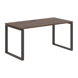 Стол прямой EQST 1580 Дуб Денвер тёмный/Мокко 1560х800х750 EDIS - Фото предпросмотра