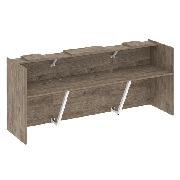 Ресепшн "Onix" O.R-K-16 тиквуд темный/белый - Вид 1