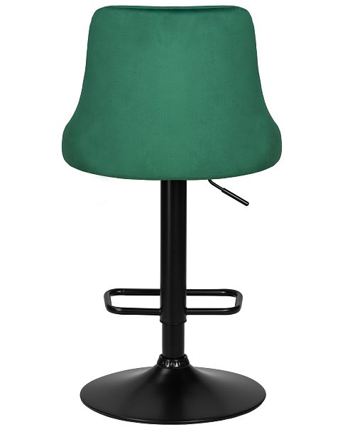 Набор 2 шт Стул барный DOBRIN JOSEPH BLACK (зеленый велюр (MJ9-88)) - Вид 6