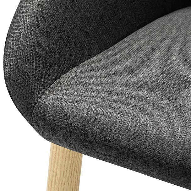 Кресло Kent тёмно-серый/нат.дуб - Вид 14