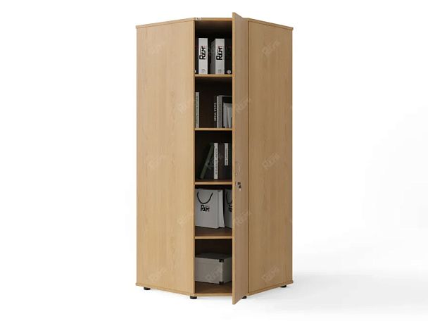 ЛАЙТ / LIGHT RLG054-8x8 Угловой шкаф 80x80x183 Бук - Вид 2