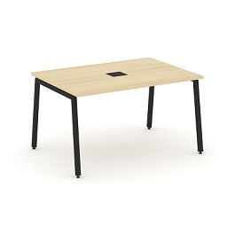 Стайл Проджект Стол переговорный SN-4A.SPRG-001 Акация Лорка/Металл Черный 980*980*750 - Фото предпросмотра