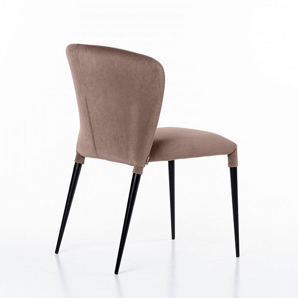 Стул Albert (Альберт), бархат бежевый 5, стопируемый - Вид 7