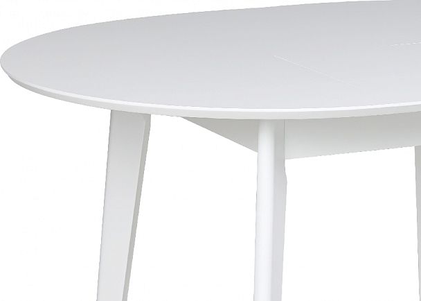 Стол деревянный круглый раскладной Норден D90 Белый - Вид 8