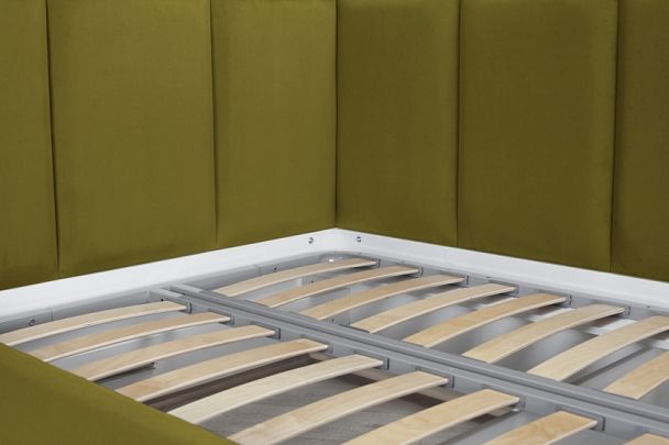 Кровать «Лайф с ящиками», 1200 желтая - Вид 5