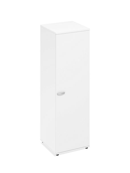 Шкаф для одежды глубокий узкий A4 А4 9312 белый премиум - Вид 1