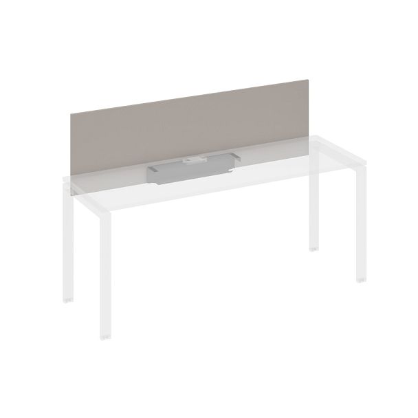 Экран настольный фронтальный для стола 180 с кабель-каналом A4 А4 Б 834 БП мокко премиум / металлокаркас антрацит - Вид 1