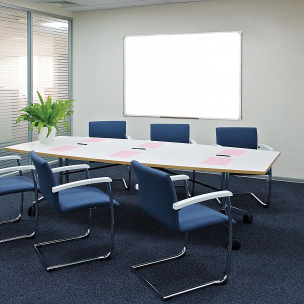 Доска магнитно-маркерная 90х120 см, ПВХ рамка, ГАРАНТИЯ 10 ЛЕТ, РОССИЯ, STAFF, 236159 - Вид 6