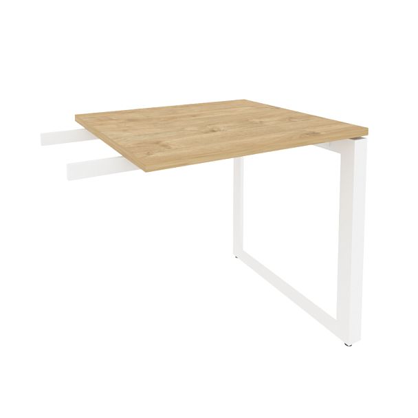 Onix Direct Брифинг-приставка на О-образном м/к O.MO-BR-7 Тиквуд светлый/Белый металл 780*720*750 - Вид 1