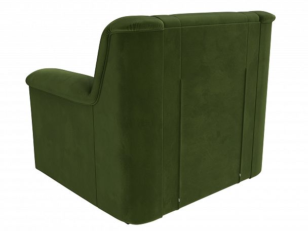 Кресло Карелия (полностью микровельвет зеленый) - Вид 6