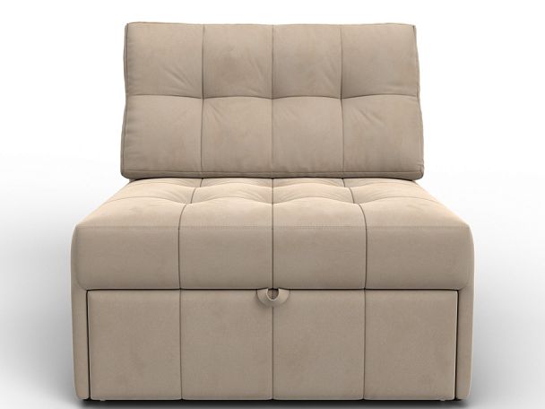 Кресло-кровать Лига-107 (80) Велюр бежевый - Вид 2