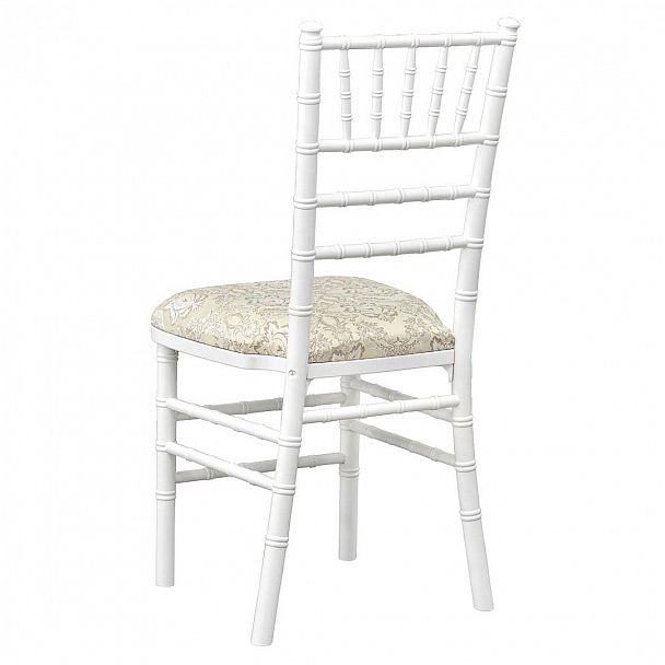 Стул Кьявари белый, с мягким сиденьем - Вид 4