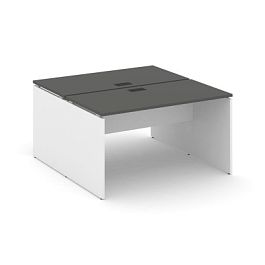 Стайл Проджект Рабочая станция 2-х сторон. SN-D.DRS-011 Антрацит NEW/Белый/Черная Заглушка 980*1432* - Фото предпросмотра