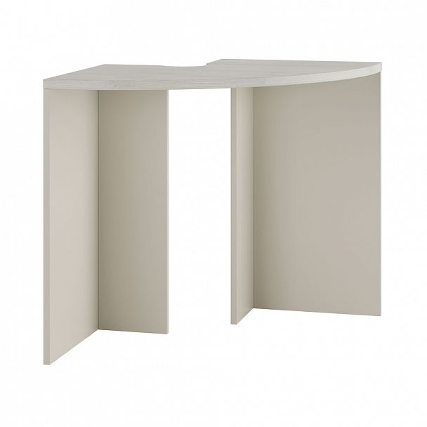 Стол ресепшн угловой New Line 75,4x75,4x74 дуб шамони светлый - Вид 1