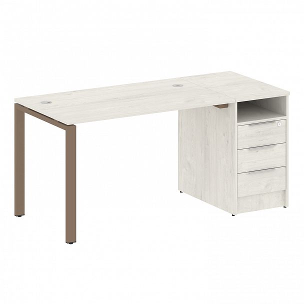 Рабочая станция "Metal System" БП.РС-СТП -1.2 дуб наварра/мокко - Вид 1