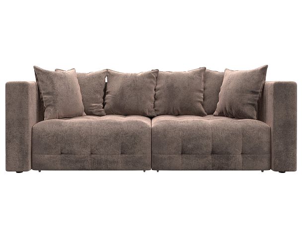 Диван прямой Лига-052 НПБ Велюр бежевый - Вид 2