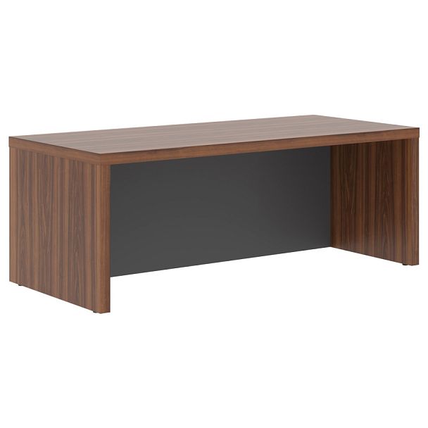 Стол руководителя ZST 209H Орех Даллас/Антрацит 2000х900х745 ZENN - Вид 1