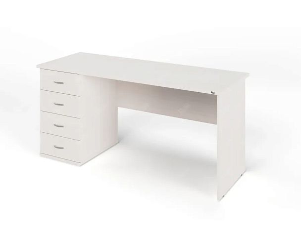 ЛАЙТ / LIGHT RLG008-16x7L Однотумбовый стол 160x70x75 Дуб Молочный - Вид 1