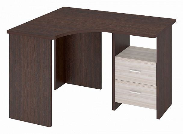 Стол письменный Домино Лайт СКЛ-Угл 120 Венге/Карамель правый - Вид 2