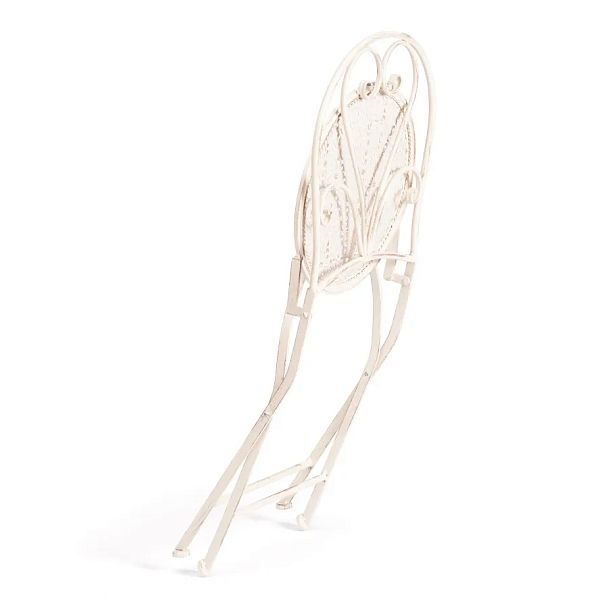 Стул Лав Чаир/Love Chair (PL08-11140), стальной сплав, античный белый - Вид 6