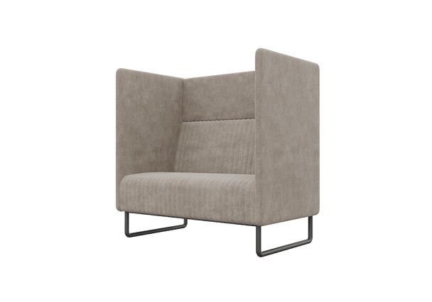 Bronks Диван одноместный BROS-1 Pallada 03/Металл Черный 1050*760*1180 - Вид 1