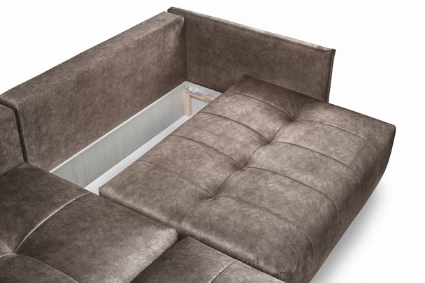 Мягкий угол "Чилетти" Long коричневый - Вид 6