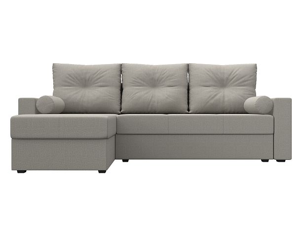 Диван угловой Верона Лайт левый угол Рогожка бежевый - Вид 2