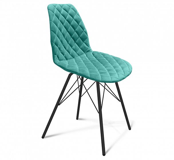 Стул Sheffilton SHT-ST29-С12/S37 голубая лагуна голубая лагуна/черный муар - Вид 1