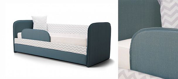 Кровать "Иви" синий - Вид 1